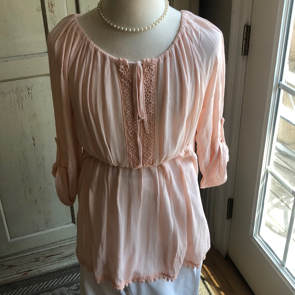 Feminine Pink Summer Top